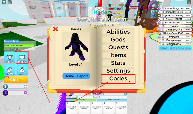 Roblox God Simulator 2 Codes Free Coins And Pets October 2023 Steam Lists