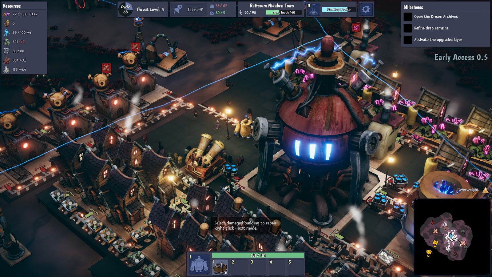 Dream Engines: Nomad Cities - Gameplay Tutorial - Survival Mode - Game Mechanics