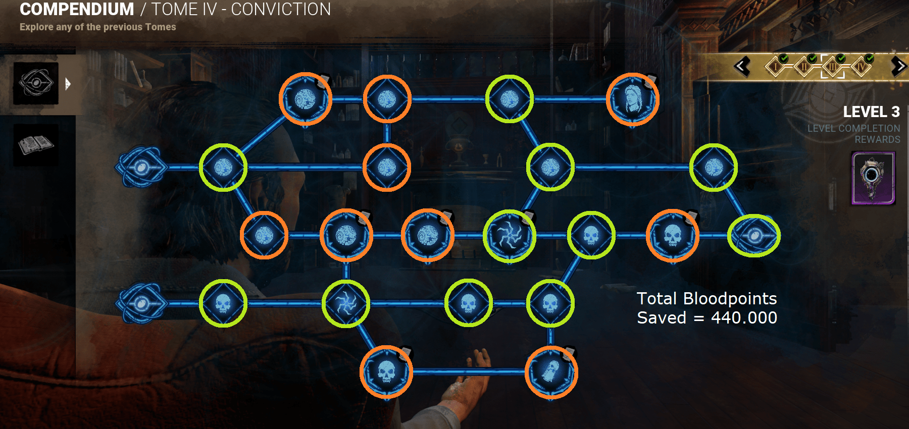 Dead by Daylight - Best Archive Paths for most reserved Bloodpoints