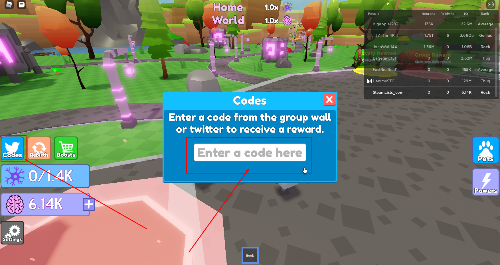 Roblox Genius Simulator Codes Free IQ And Luck August 2022 Steam Lists