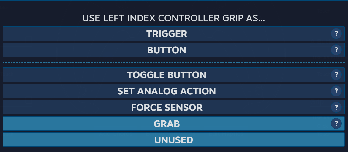 Cards & Tankards - Easier Grabbing For Index Controllers - Editing Your Controller Bindings - 841CFD1