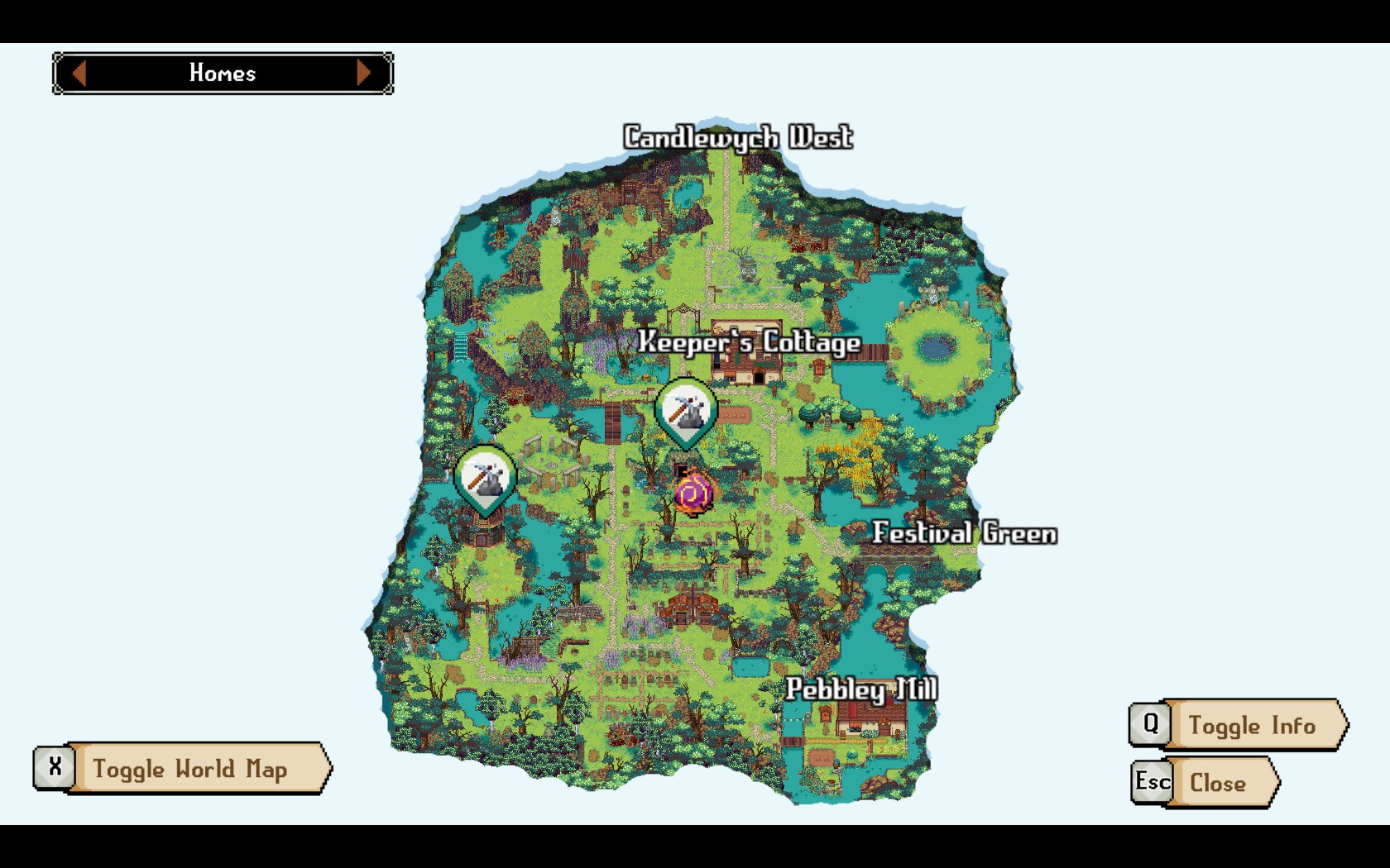 Kynseed - Maps list of the Vale - Chapter 1: South - 325C70E