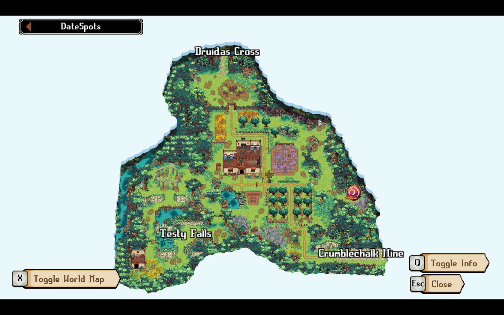 Kynseed - Maps list of the Vale - Chapter 1: South - 9D33B1F