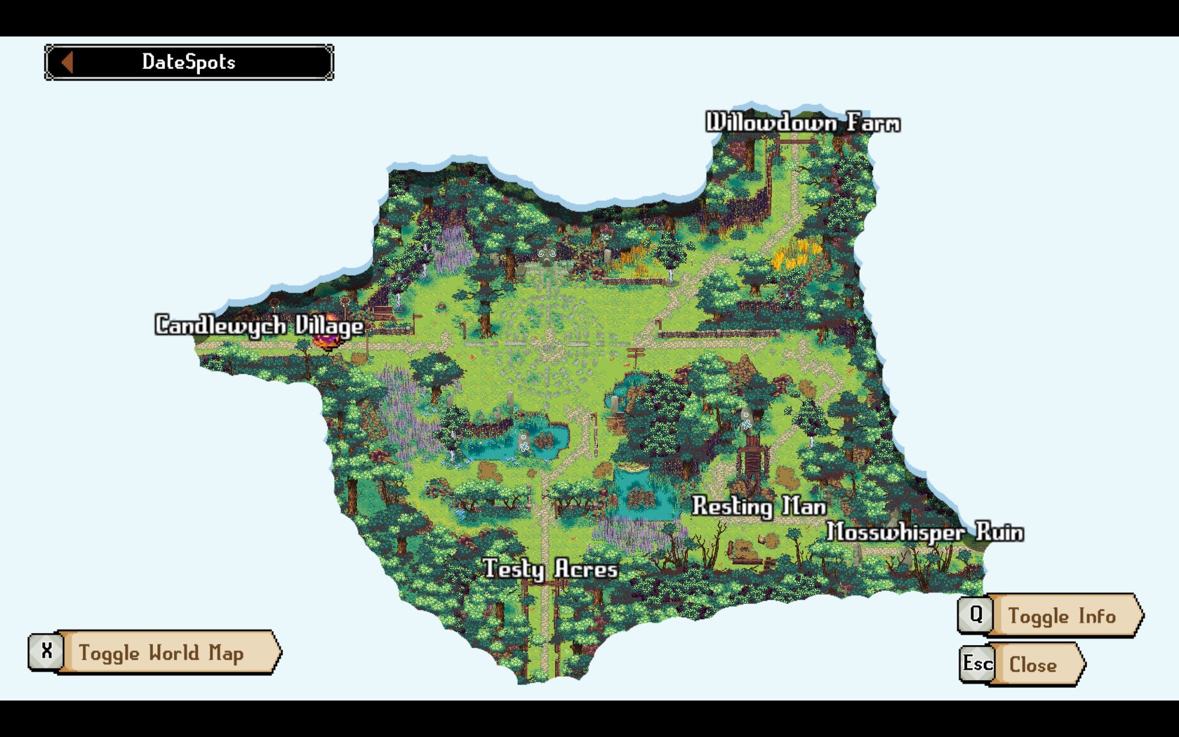 Kynseed - Maps list of the Vale - Chapter 1: South - EE77EDE