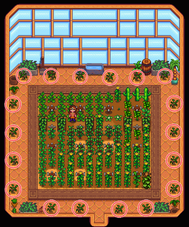 Stardew Valley - Seeds and Planting Tips and Tricks Guide - Greenhouse 101 - BFCF60D