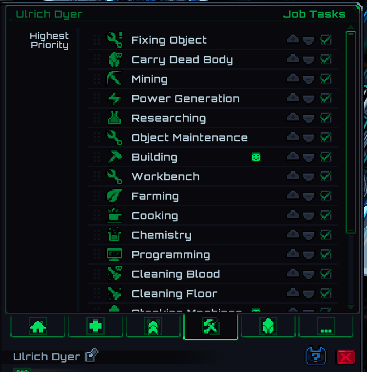 Starmancer - New Players Guide Tips - Assigning Colonist Jobs and Priorities - DE6DAAC