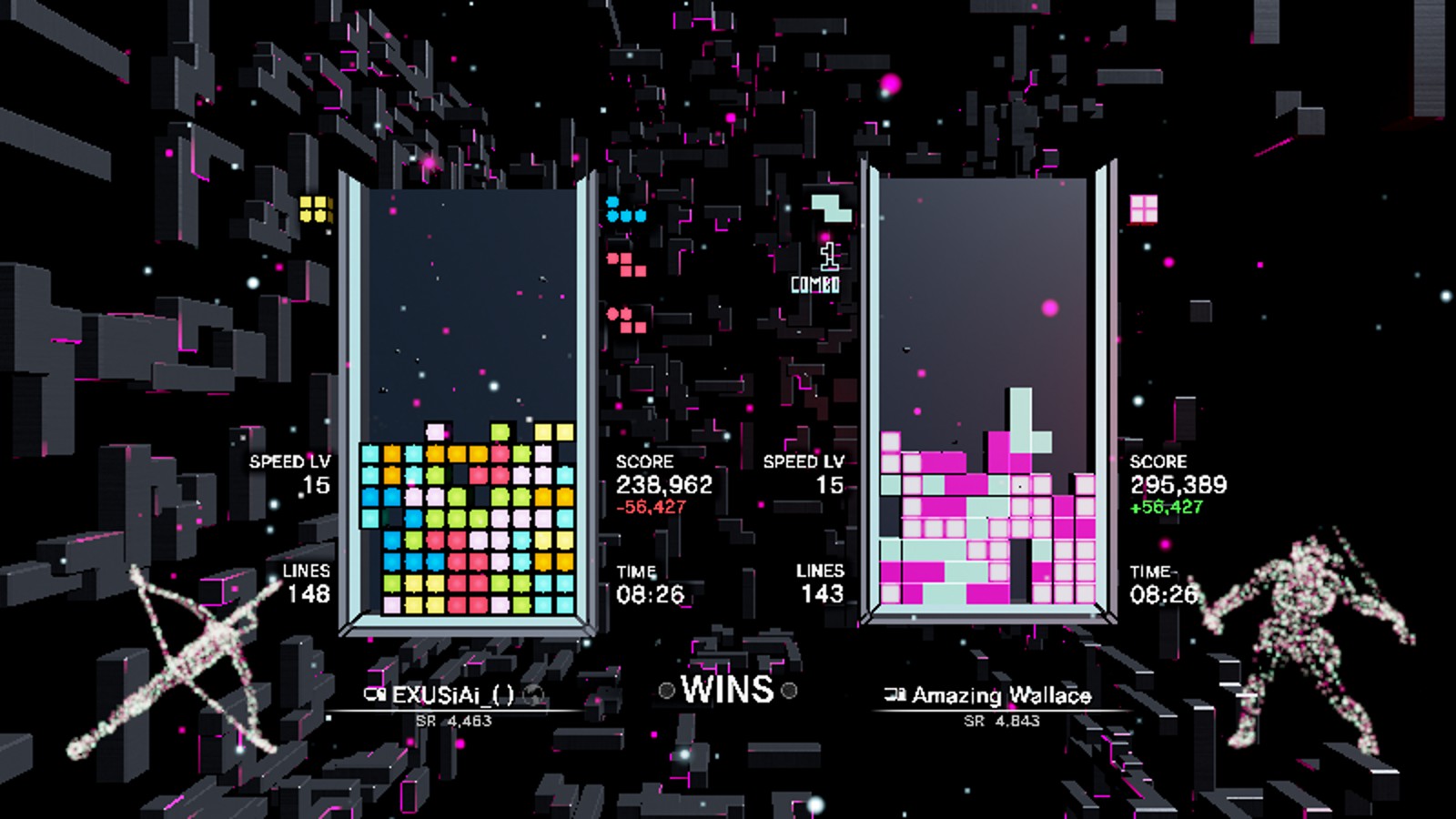 Tetris® Effect: Connected - Gameplay Tips and Basic Game Mechanics + Customized Colours - See more in NEXT - 455E24A