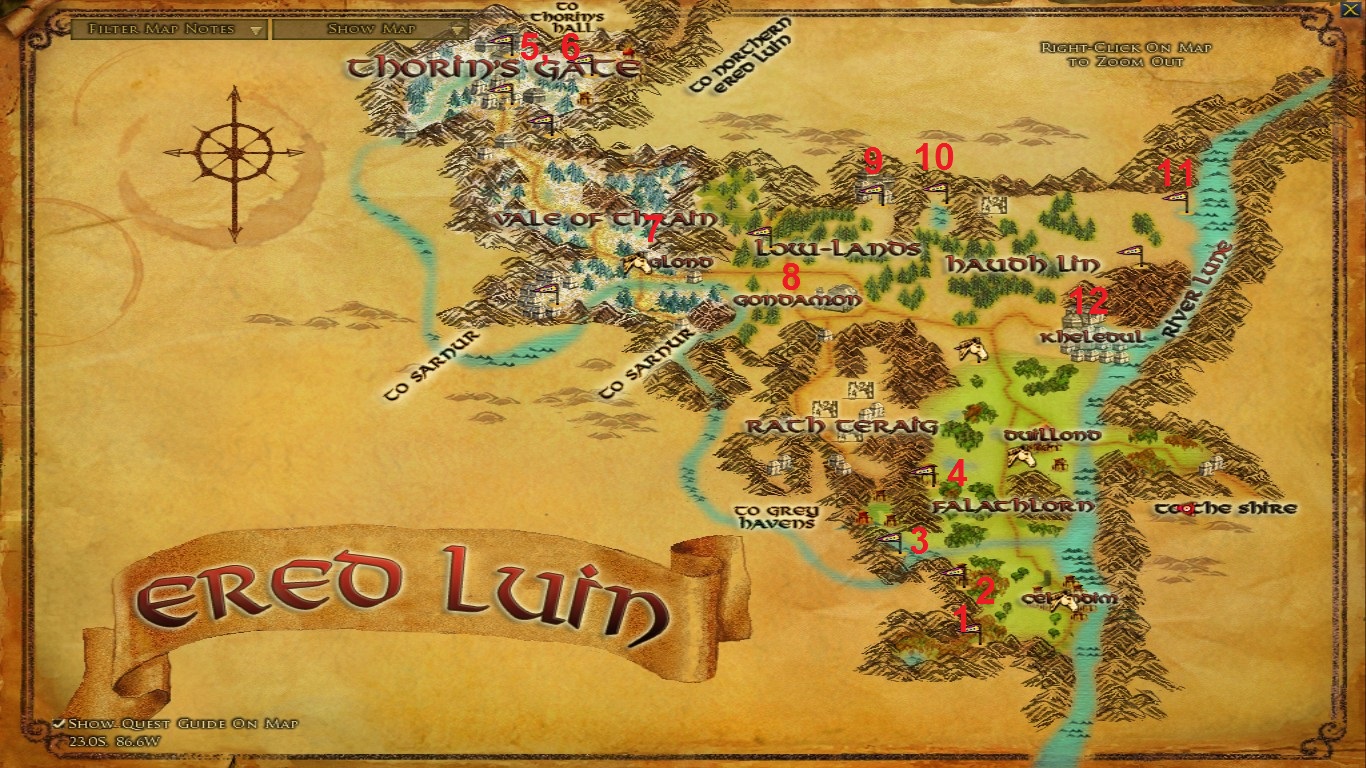 lord of rings online quests archet