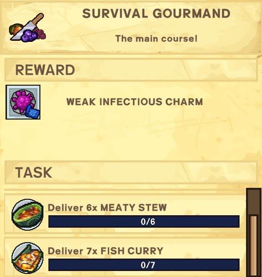 The Survivalists - Game 100% Guide and Tips - Survival Gourmand - 22348CF