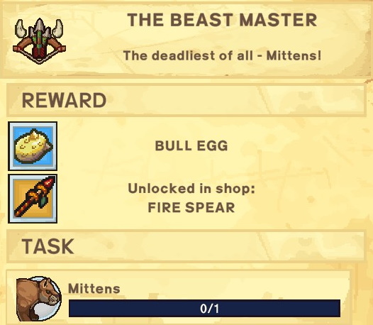 The Survivalists - Game 100% Guide and Tips - The Beastmaster - 66D9C2D