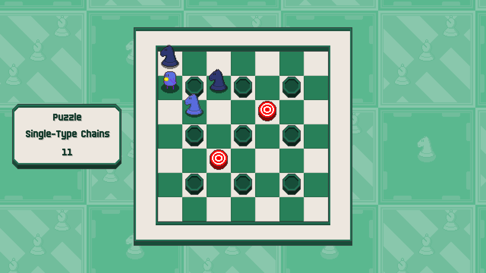 Chessplosion - Puzzle Solution Guide + Achievements Walkthrough - Advanced: Single-Type Chains - 1F8302D