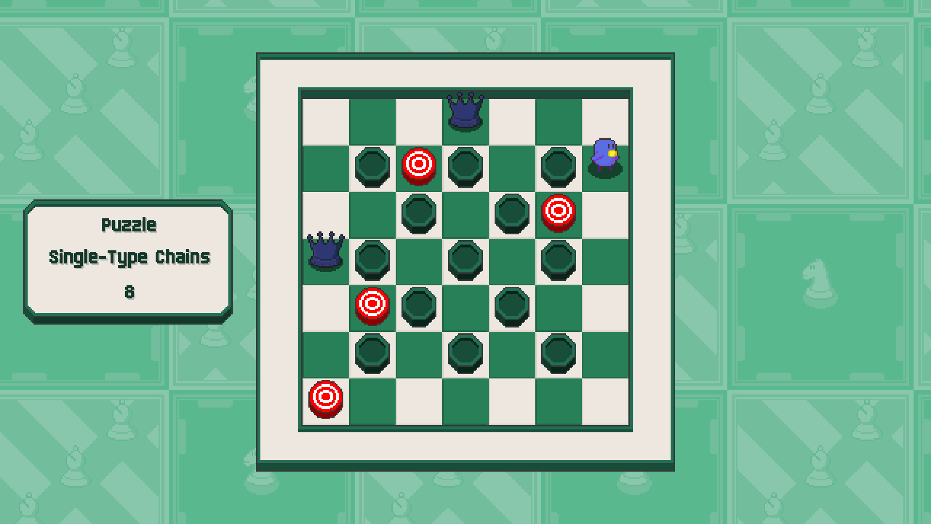Chessplosion - Puzzle Solution Guide + Achievements Walkthrough - Advanced: Single-Type Chains - 91DD02E