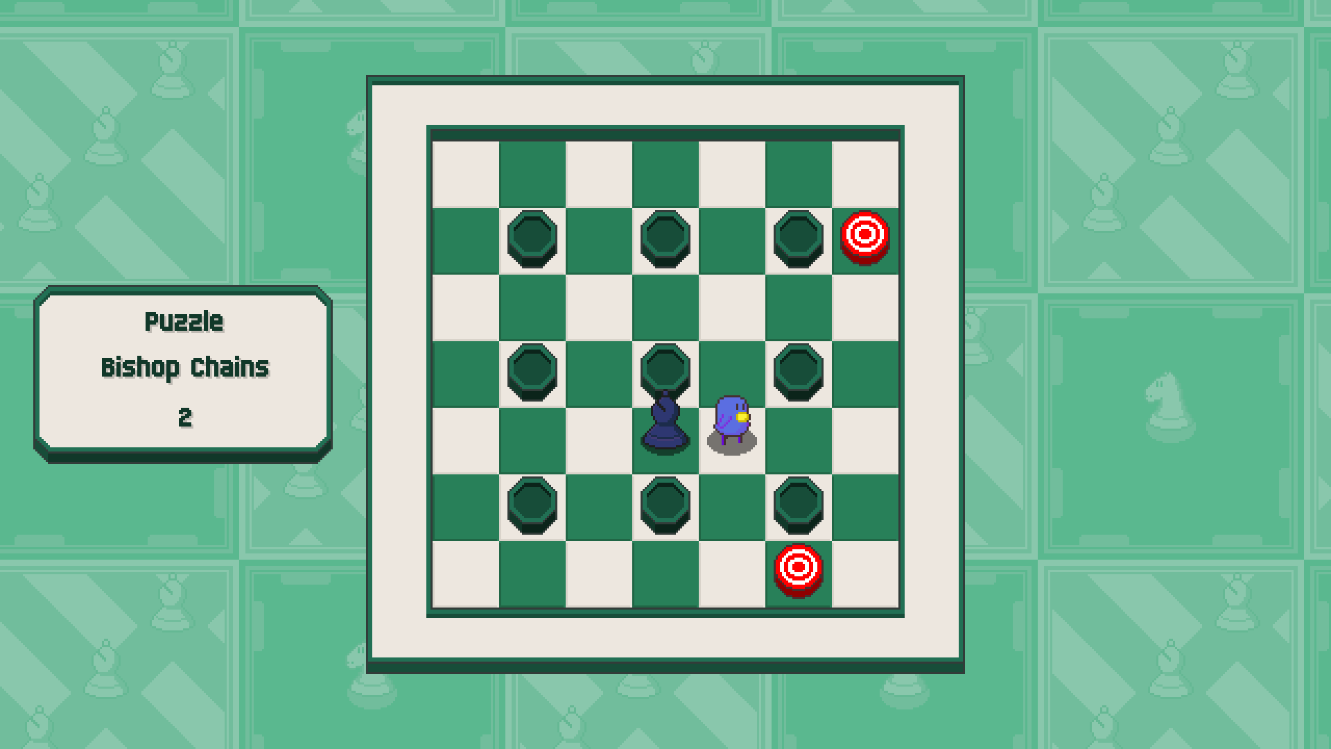 Chessplosion - Puzzle Solution Guide + Achievements Walkthrough - Beginner: Bishop Chains - 694C8E1