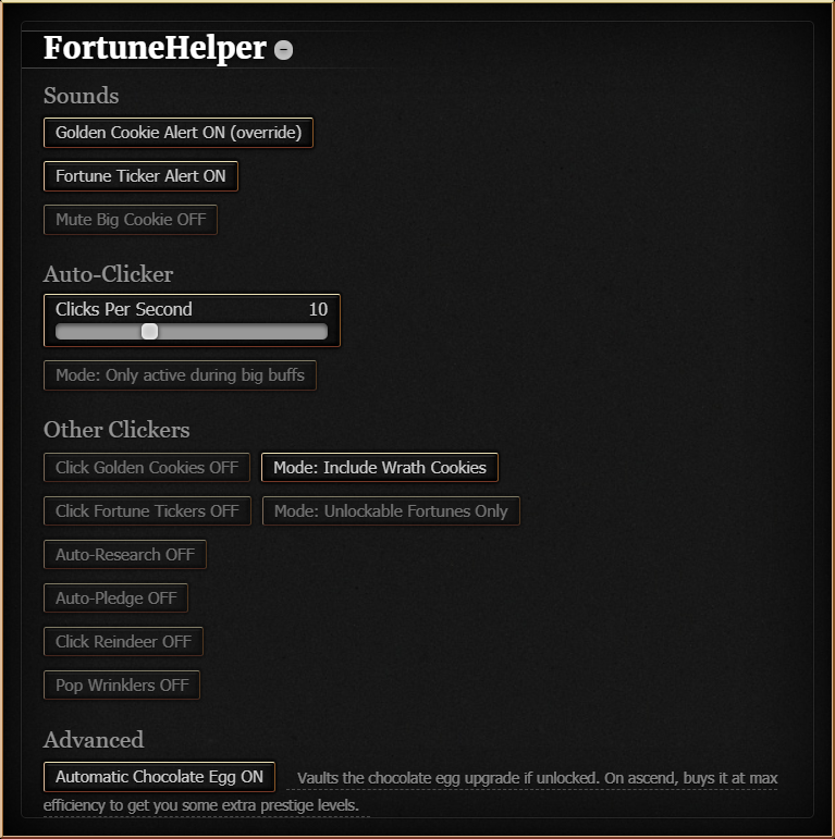 Cookie Clicker - Steps on How to Install the FortuneHelper Mod - About - F2BA5C1