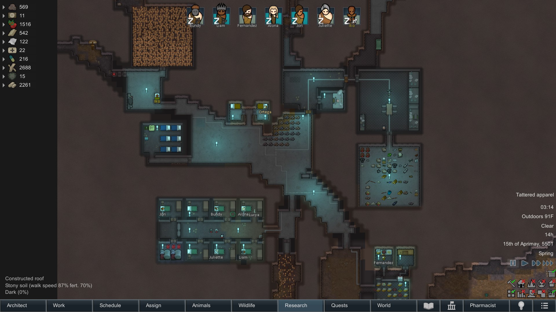 RimWorld - Colony Raids Information in 2 years Guide - The Colony - 97EB744