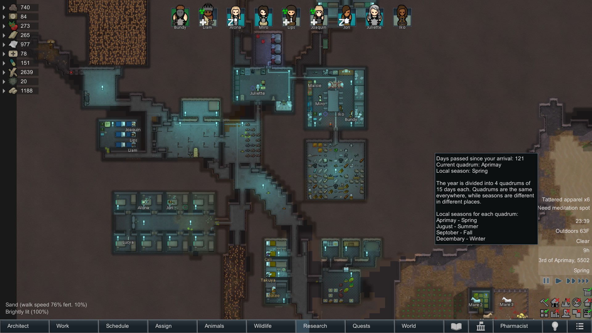 RimWorld - Colony Raids Information in 2 years Guide - The Colony - AC802CC