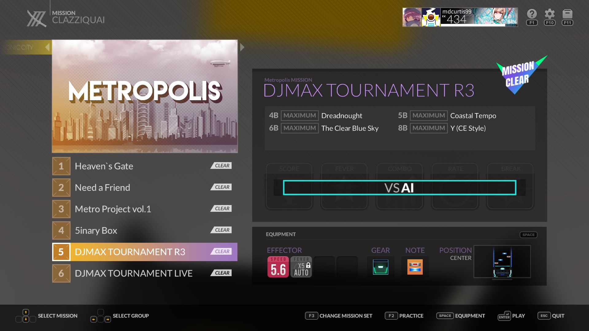 DJMAX RESPECT V - Full Walkthough + All Achievements Guide Complete - Base Game Achievements - Missions - A5D9CCB