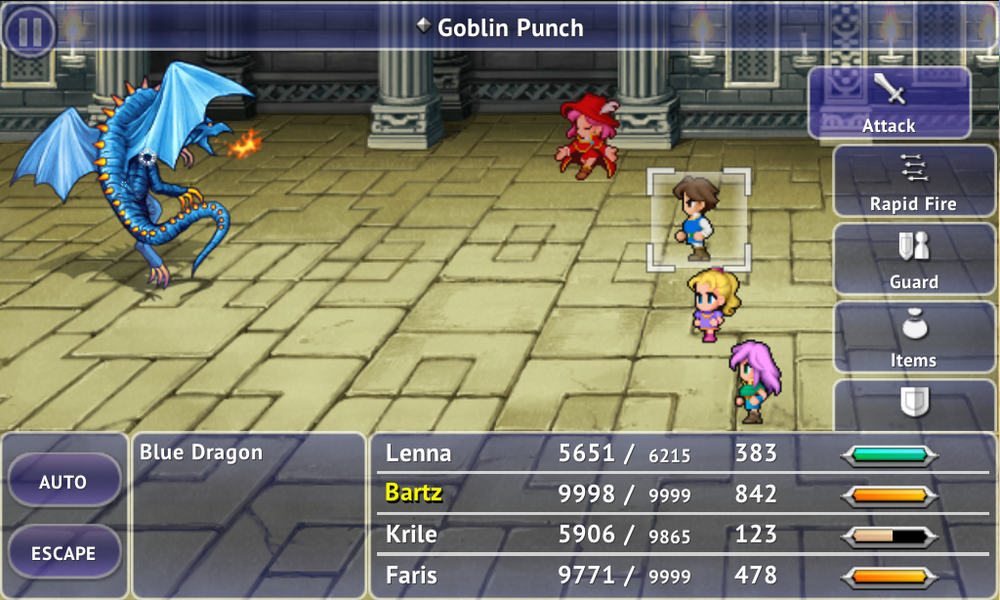 FINAL FANTASY V - How to Get Blue Magic Skill - Tips & Tricks - Goblin Punch (GblinPnch, GobPunch) - E048912