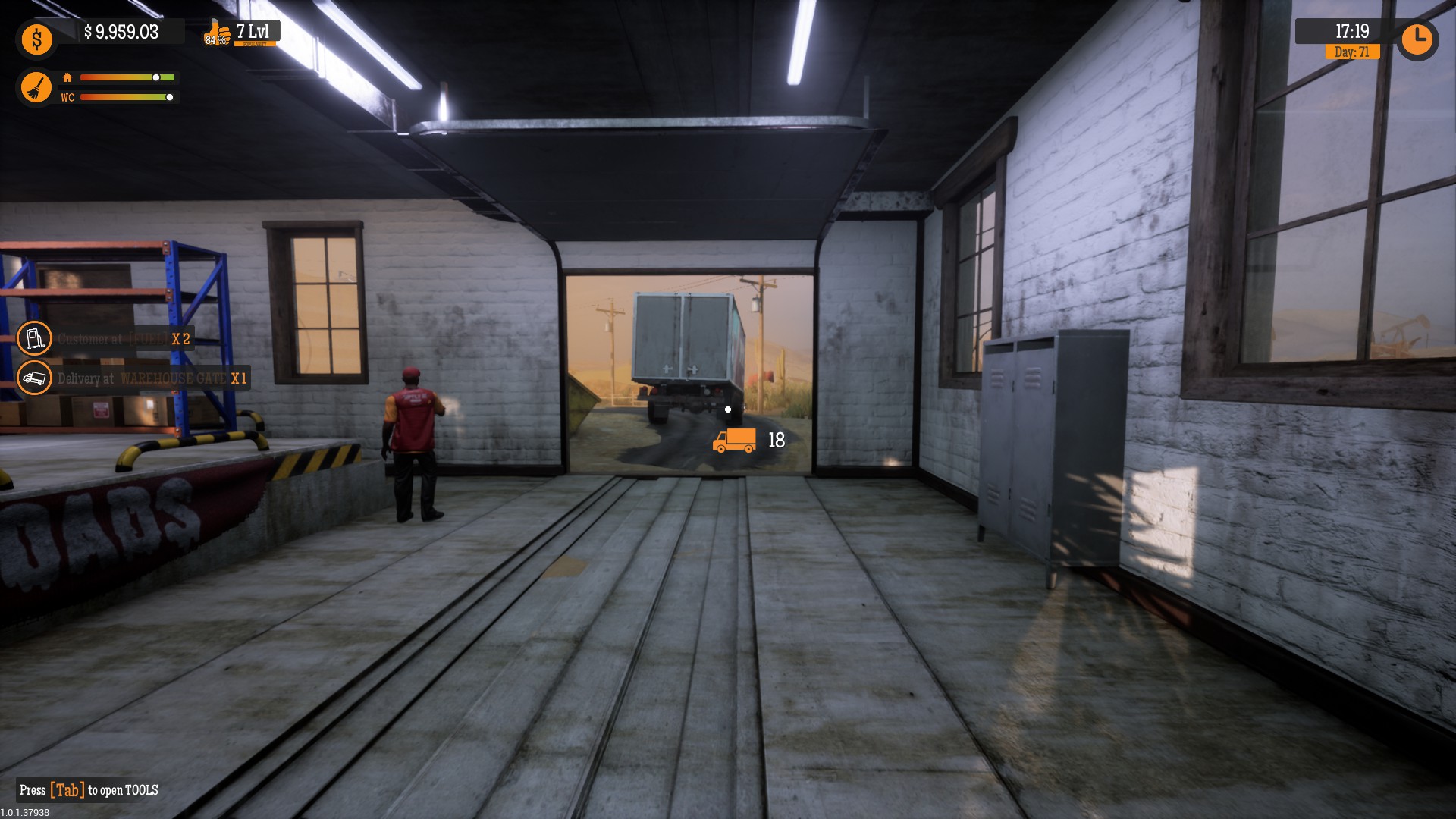 Gas Station Simulator - How to Fix Truck Using Broom Tips - Warehouse - C685AE2