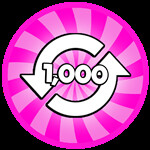 Roblox Juice Legends - значок переродился 1000 раз!