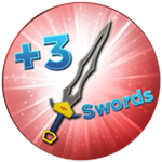 Roblox Super Slayers - Shop Item +3 Swords Equipped