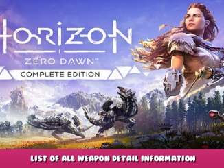 Horizon Zero Dawn – Complete Resource Reference Sheet Guide 1 - steamlists.com