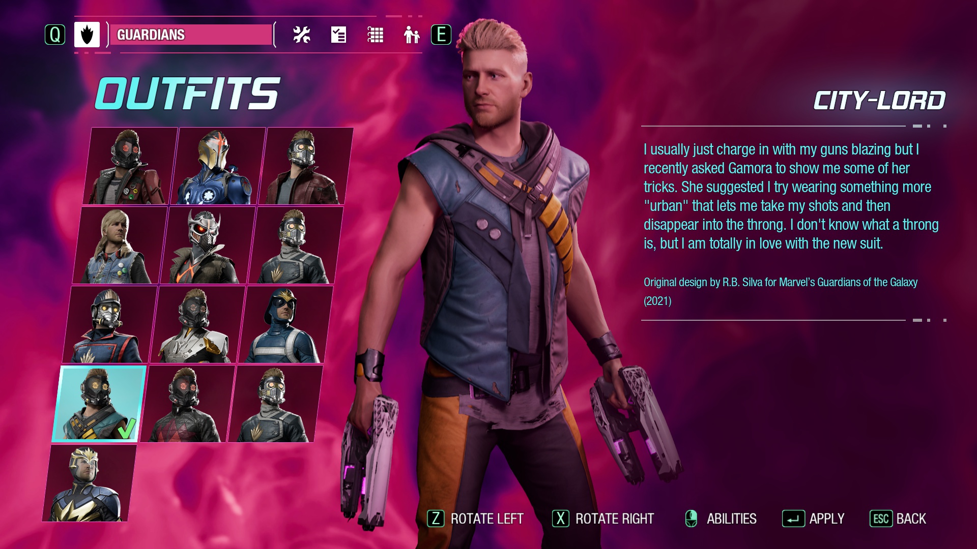 Marvel's Guardians of the Galaxy - All Fashion Outfit + All Episodes + Unlock Collectibles - Fashion Passion (All Outfits) - 66A8F22