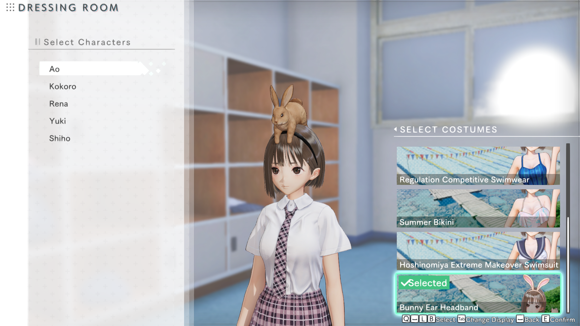 BLUE REFLECTION: Second Light - Free DLC for Console - Bunny Mod Installation Guide - Steps - 12D349B
