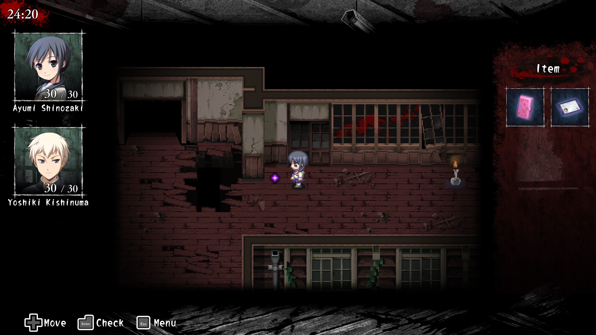 Corpse Party (2021) - How to Find All Name Tags - Endings Guide - Chapter 5 - Name Tags #1-21 - EF3421C