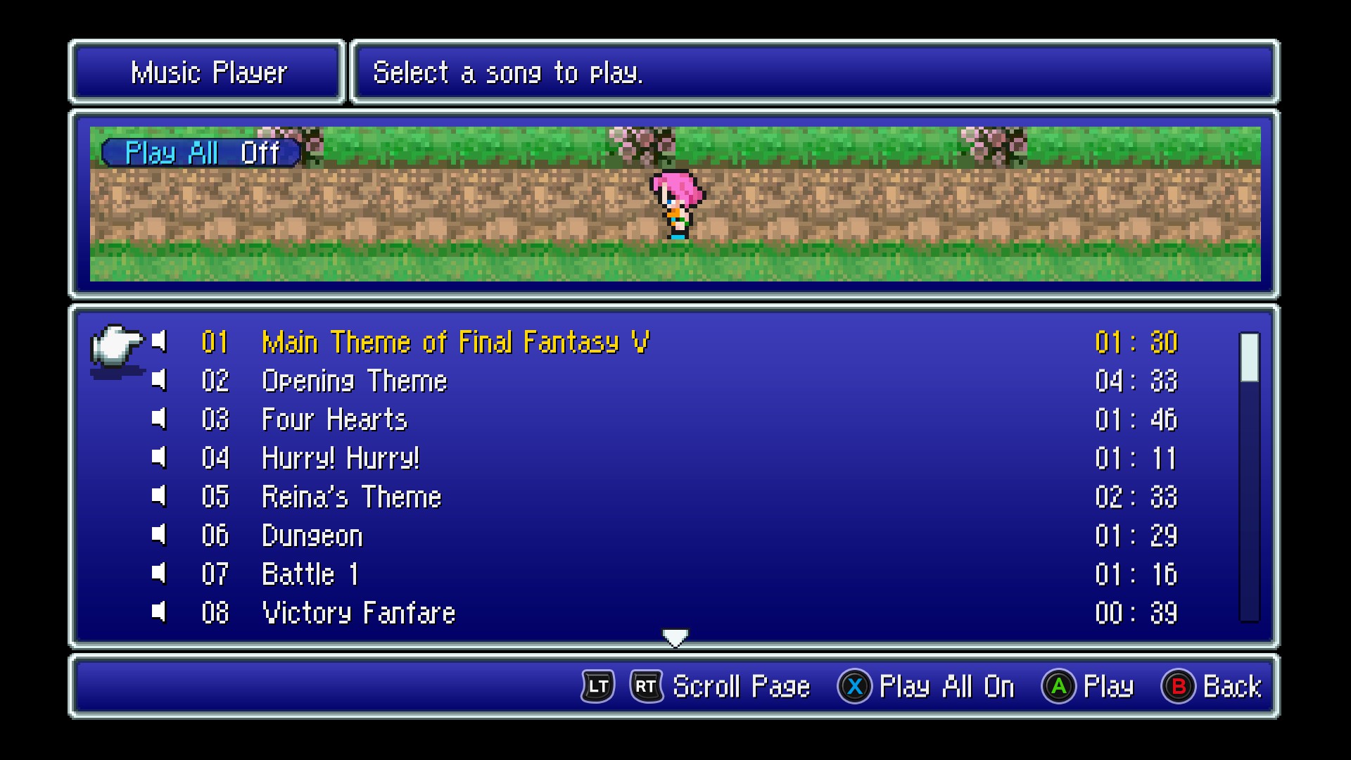 FINAL FANTASY V - How to Replace Default Font - Pixel Remaster - FFMom Font - 6C372AA