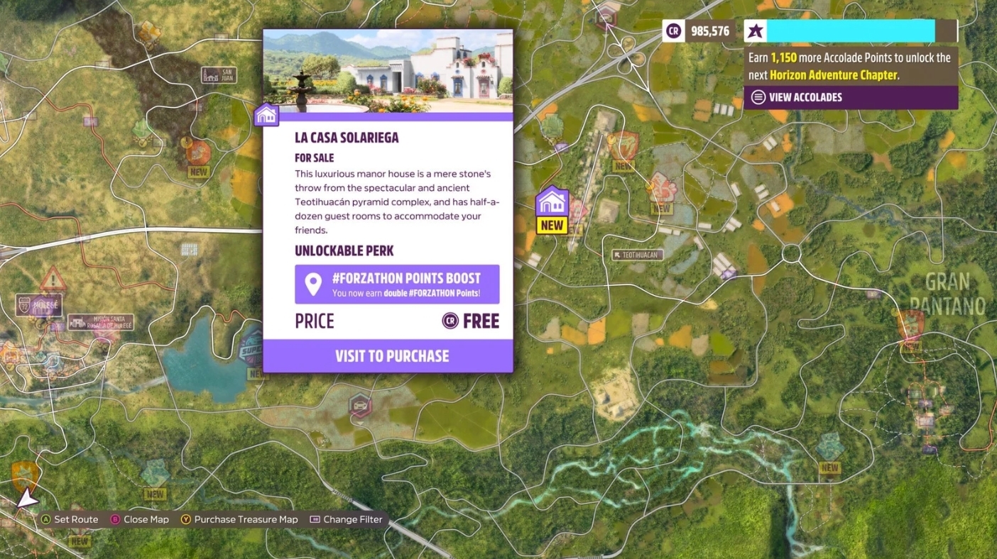 Forza Horizon 5 - All Player Houses Location + How to Unlock Houses - Player Houses Location (1) - 024FA00