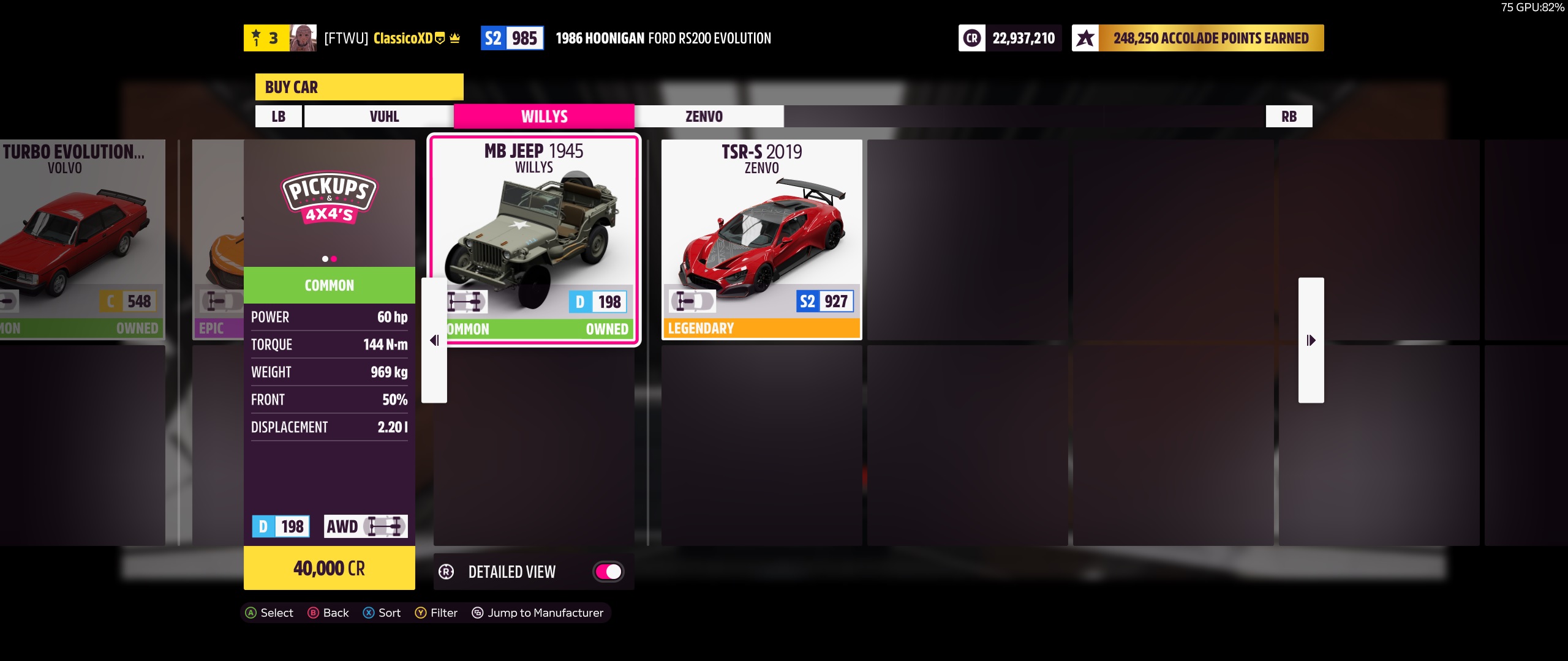 Forza Horizon 5 - Easy Tips How to Farm Super Wheelspins - Farming Skill Points Guide - Purchasing the Required Car - E1C51A1
