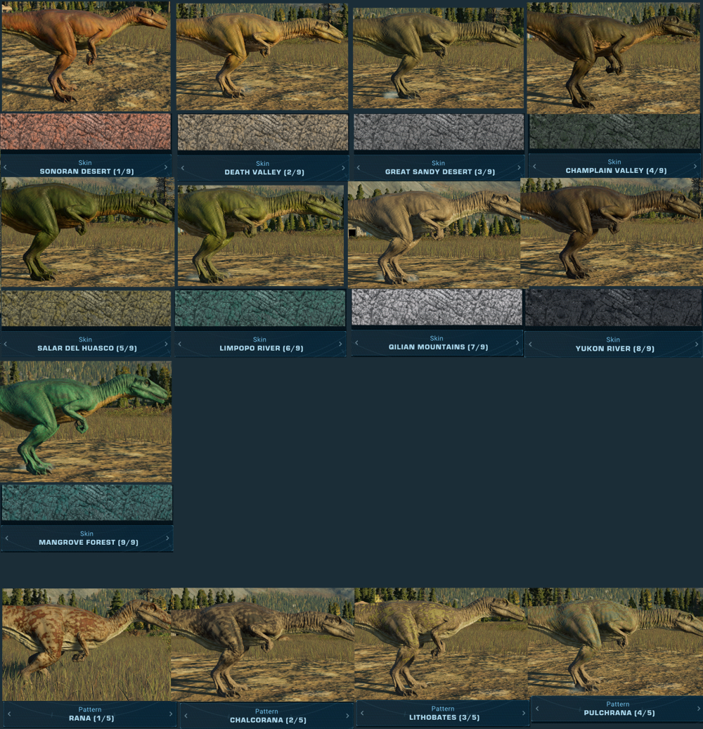 Jurassic World Evolution 2 - Dino Skins & Patterns Image - Herrerasaurus - 33C65FD