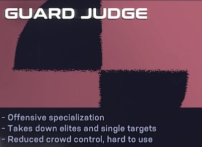 SYNTHETIK 2 - Subclasses Guide - > SUBCLASS: Guard Judge - 0F4D707
