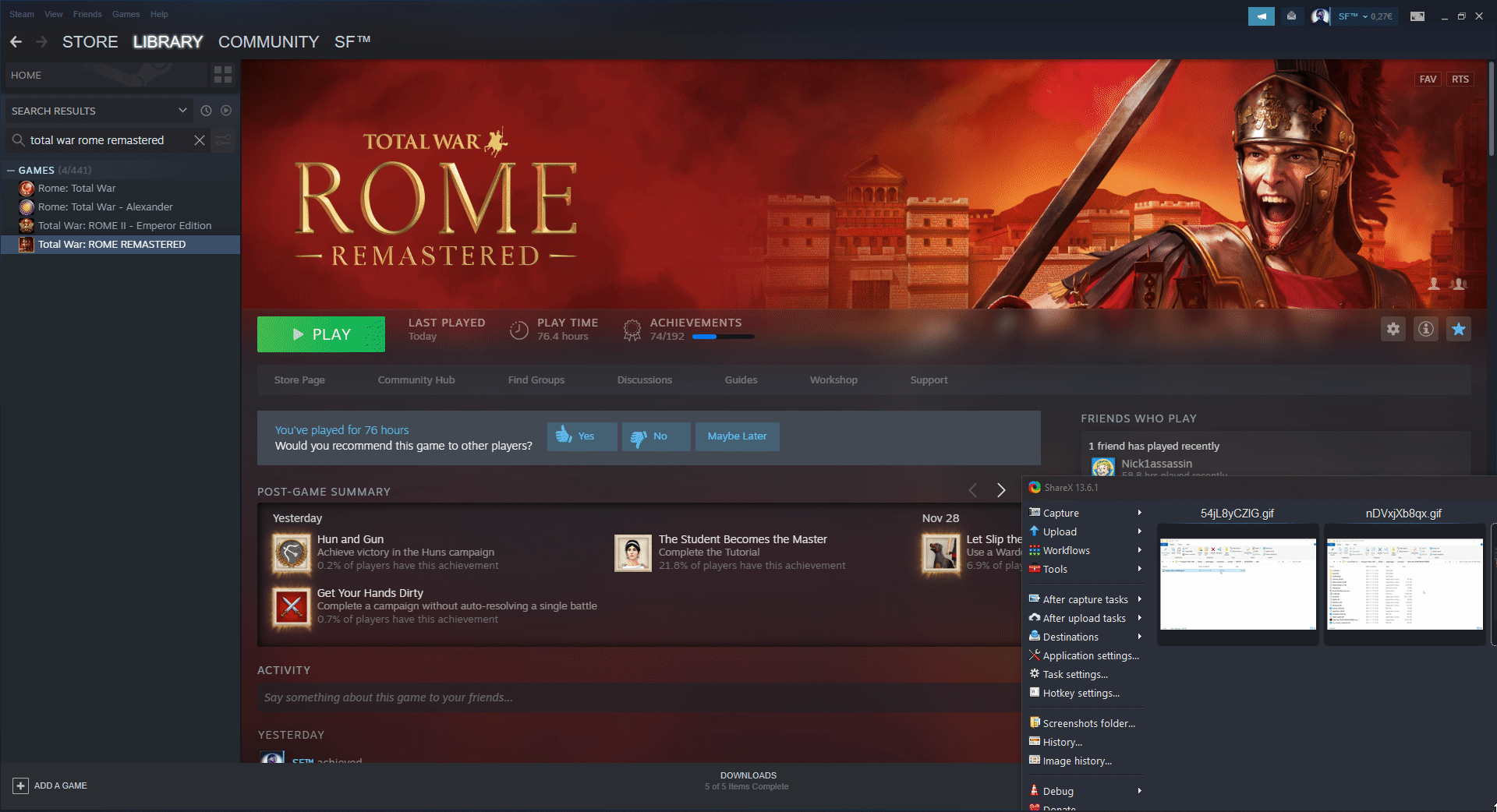 Total War: ROME REMASTERED - How to Get Achievements Using Custom Mods - ­ - KKGW