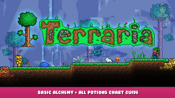 Terraria – Basic Alchemy + All Potions Chart Guide 1 - steamlists.com