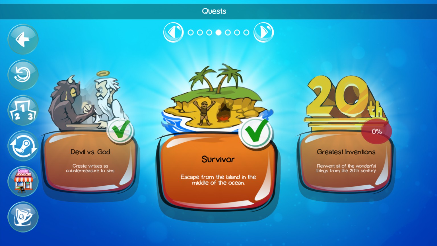 Doodle God - All Solutions Guide - Quest 4 - Survivor - FC55936