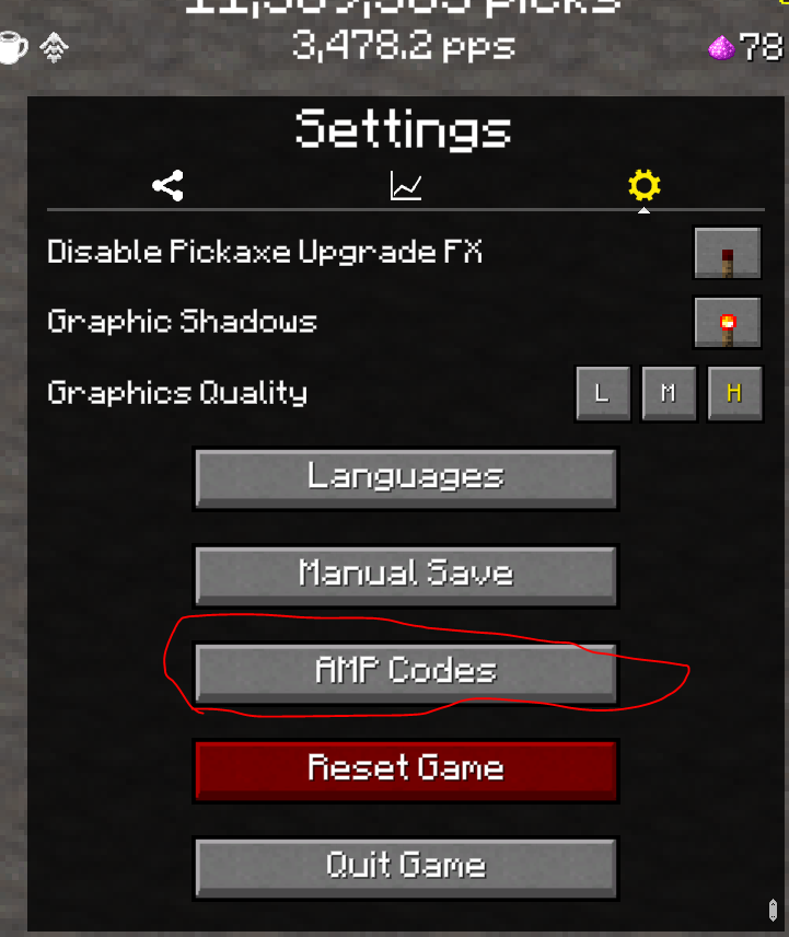 PickCrafter - AMP Code - Here is every AMP code! - 2F6EAF4