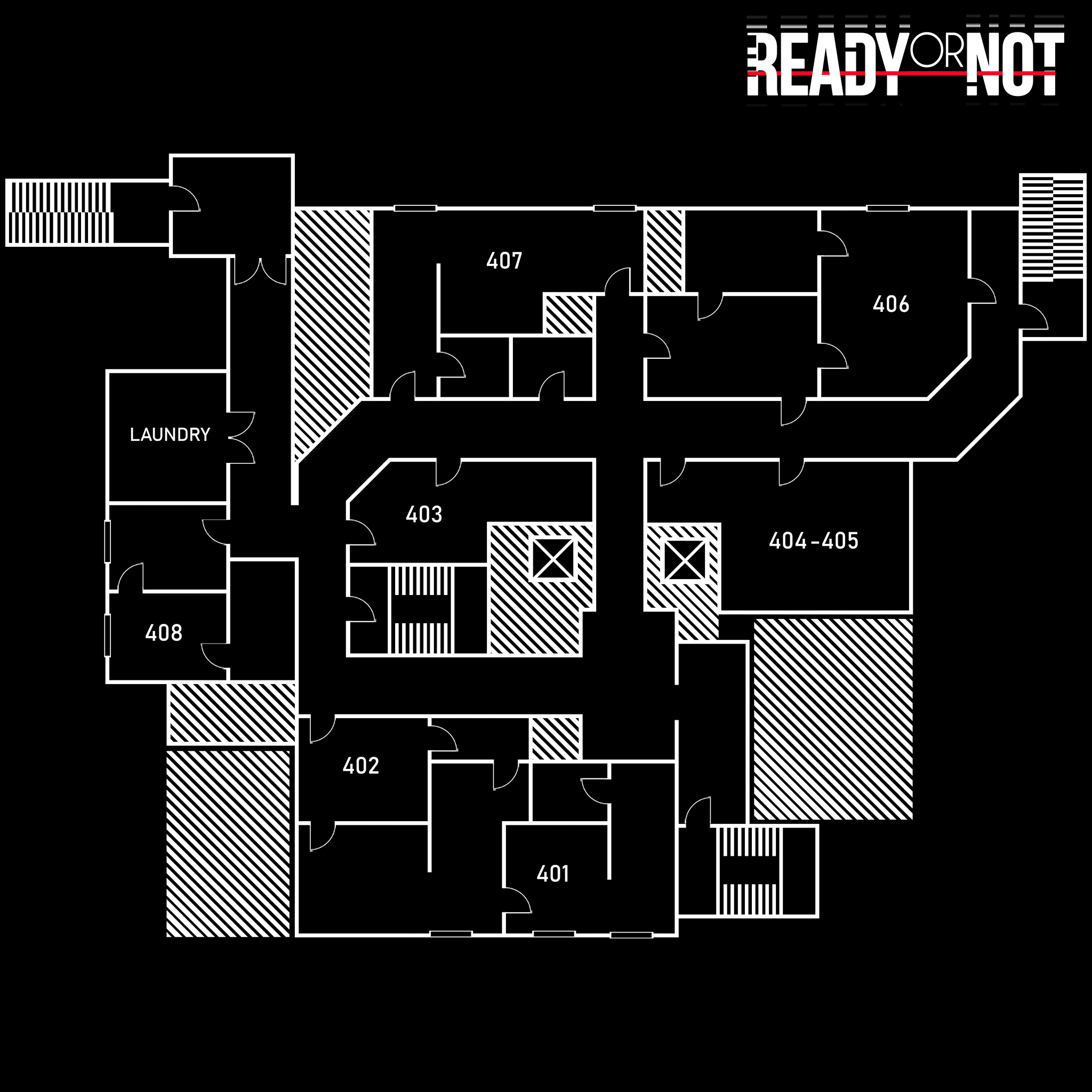 Ready or Not - Map Blueprints - Wenderly Hills Hotel - 060708B