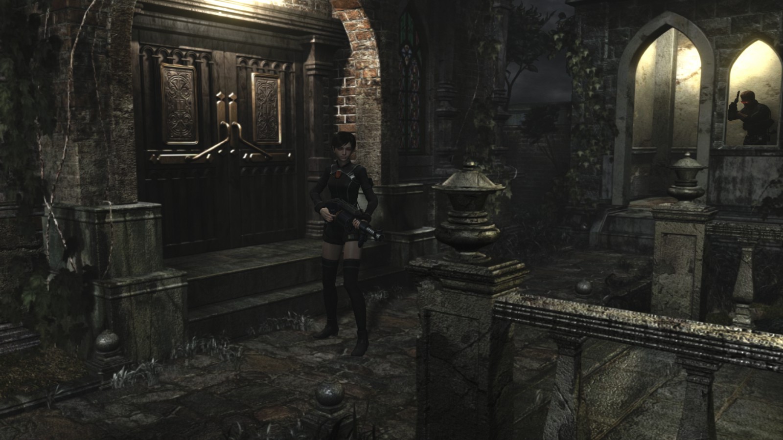 Resident Evil 0 - How to Defeat All Bosses Using Rebecca - Achievement Guide - Infected Bat (Church) - DA6505B