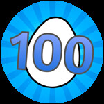Roblox Secret Hatching Sim - Badge 100 Eggs! - IMN-d064