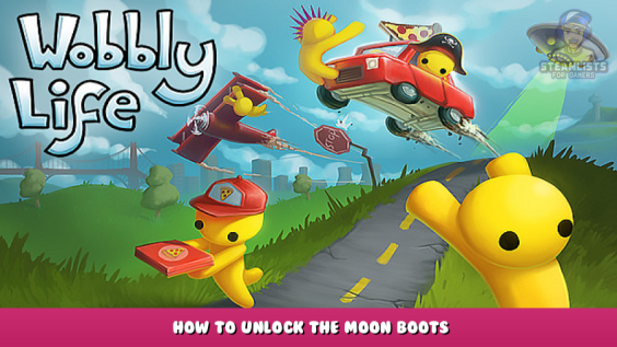 Wobbly Life – How To Unlock The Moon Boots 1 - steamlists.com