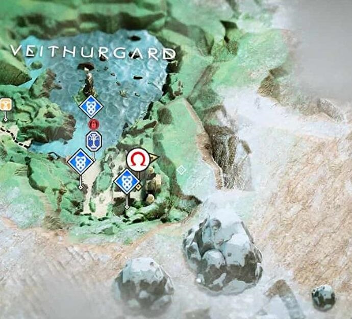 God of War - All 12 Treasure Maps & Location - Hunter's Kingdom - 9240D6C