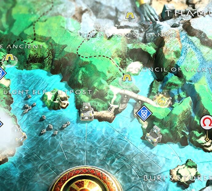 God of War - All 12 Treasure Maps & Location - Njord's Oarsmen - 340A370