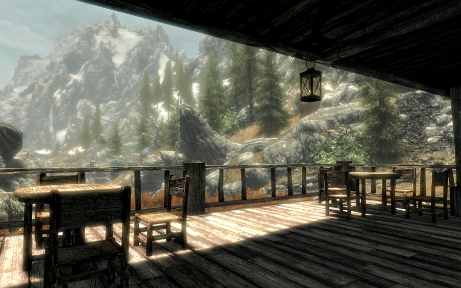 The Elder Scrolls V: Skyrim Special Edition - THE OLD FART'S COFFEE HOUSE - A Porch - 089703C