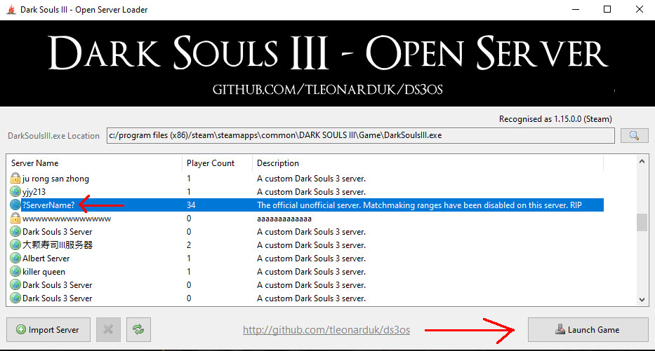 DARK SOULS™ III - How to Create Private Servers Video Tutorial Guide - HOW TO JOIN THE OPEN SERVER - AF1E9A1