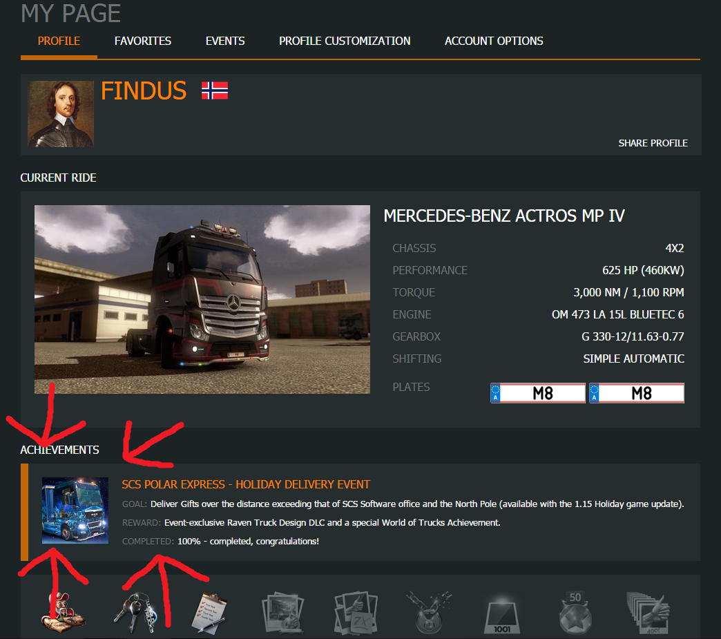 Euro Truck Simulator 2 - Polar Express Event Guide - Hints and info - 234F14F