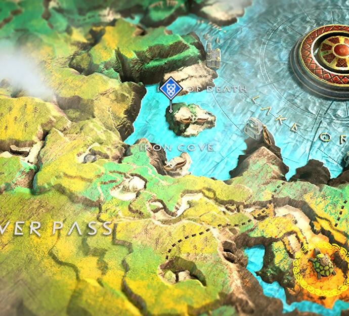 God of War - All 12 Treasure Maps & Location - Creation Island - 67317AA