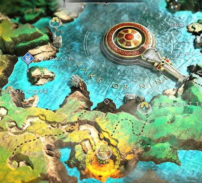 God of War - All 12 Treasure Maps & Location - Hunter's Kingdom - 7BD819B