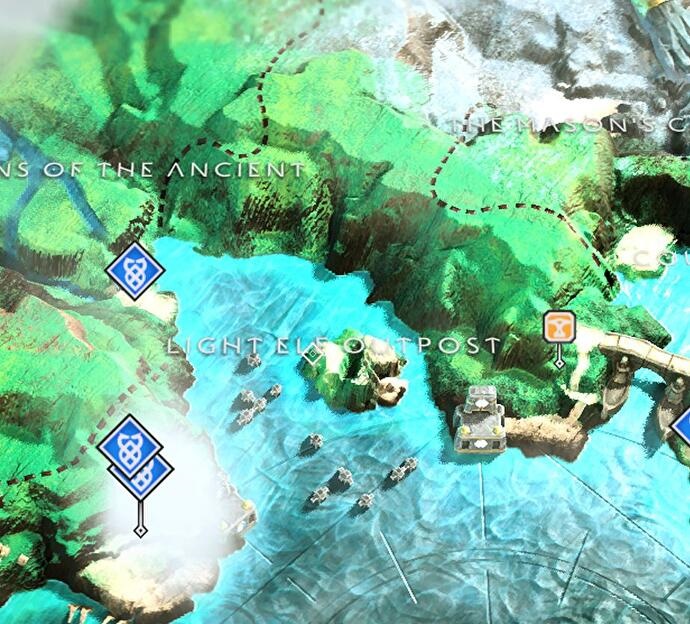 God of War - All 12 Treasure Maps & Location - Island of Light - 4B215DD